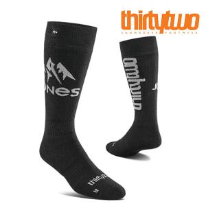 ゆうパケット対応可能！ 送料無料 ソックス ThirtyTwo 32 サーティーツー JONES MERINO ASI SOCK 靴下 メリノ 2023-2024冬新作 20%off｜elephant