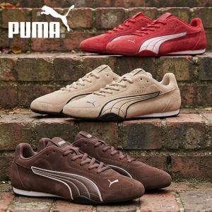2026秋冬新色 プーマ レディース 薄底 スニーカー PUMA キャッチ SD スウェード スエード ローカット シューズ 靴 402681