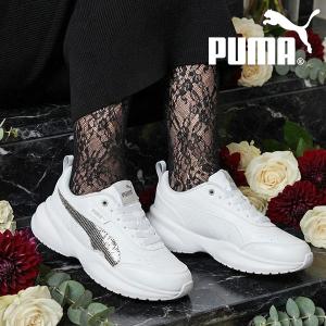 2026秋冬新作 プーマ レディース 厚底 スニーカー PUMA シリア 2 モード シークイン ローカット シューズ 靴 408864