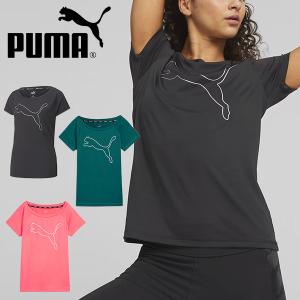 ゆうパケット対応可能！プーマ レディース 半袖 Tシャツ PUMA FAVORITE CAT SS Tシャツ ビッグロゴ トレーニング ウェア 2024春夏新色 522853｜elephant