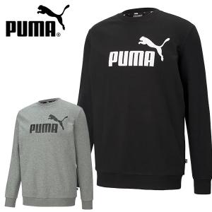 プーマ メンズ レディース スウェット トレーナー PUMA ESS ビッグロゴ クルースウェット 裏毛 カジュアル 588705｜elephant