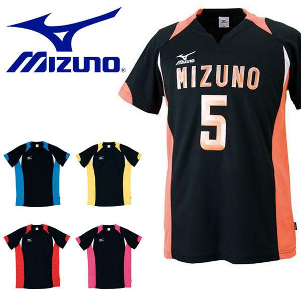 半袖 Tシャツ ミズノ MIZUNO バレーボール ゲームシャツ メンズ レディース ウェア 部活 ...