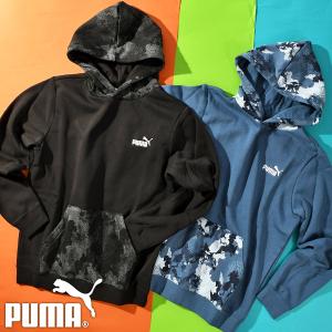プーマ キッズ スウェット パーカー PUMA ESS CAMO Hoodie FL B ジュニア 子供 迷彩柄 カモ柄 プルオーバー 2025秋冬新作 634105