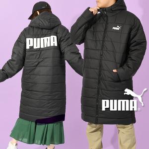 プーマ ロング丈 中綿ジャケット PUMA ESS+ パデッドコート