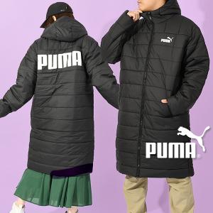 30%off プーマ ロング丈 中綿ジャケット PUMA ESS+ パデッドコート ベンチコート 撥...