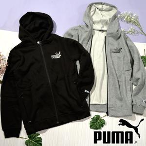 現品のみ 40%off プーマ キッズ スウェット パーカー PUMA FULL ZIP HOODY FL ジュニア 子供 フルジップ ジャージ トレーナー スエット 子供服 674129｜elephant