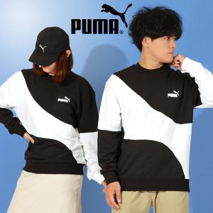 30%off プーマ メンズ レディース スウェット トレーナー PUMA POWER キャット クルースウェット TR 裏毛 スエット 678372｜elephant