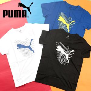 ゆうパケット対応可能！プーマ キッズ 半袖 Tシャツ PUMA GRAPHICS キャット Tシャツ ジュニア 子供 ビッグロゴ 子供服 2024春夏新作 681332｜elephant