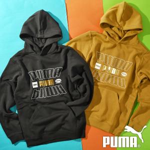 プーマ キッズ スウェット パーカー PUMA ESS LOGO LAB Holiday Hoodie FL ジュニア 子供 プルオーバー 2025秋冬新作 691190