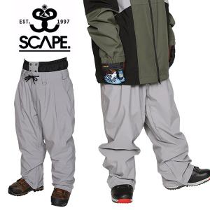 SCAPE エスケープ スノーボード ウェア パンツ SCAPE 24-25 SCAPE/エスケープ BAGGY pant メンズ レディース