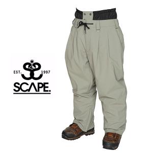 SCAPE（エスケープ） 30%off スノーボードウェア BAGGY PANTS メンズ