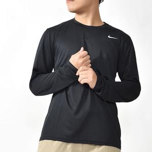 ナイキ NIKE メンズ ドライフィット レジェンド L/S Tシャツ 長袖 トレーニングシャツ スポーツウェア シャツ ブラック 黒 718838