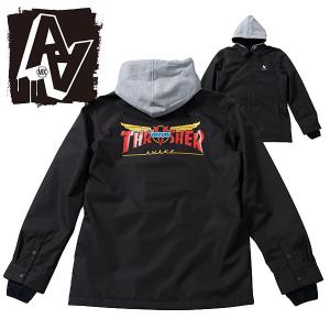 スノーボードウェア コーチジャケット AA HARDWEAR ダブルエー ハードウェア ブラック COACH JACKET メンズ ジャケット スノボ  2023-2024冬新作 25%off｜elephant