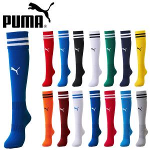 キッズ サッカーソックス プーマ PUMA ライン入り ジュニア ストッキング 子供 靴下 ソックス ハイソックス サッカー 729882