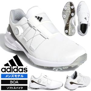 得割38 ゴルフシューズ メンズ アディダス ゴルフ adidas GOLF ZG 23 BOA ソフトスパイク ダイヤル式 ボア 靴 大きいサイズ LIH91 GY9713｜elephant