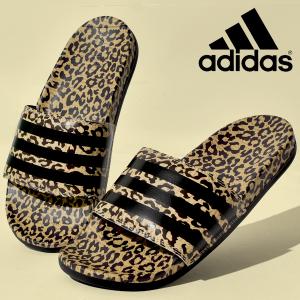 36%off アディダス 履き心地抜群 クラウドフォーム搭載 サンダル adidas レディース ADILETTE CF W レオパード ヒョウ柄 2021夏新作 FZ4876