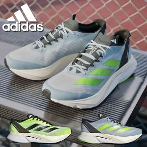 アディダス メンズ 厚底 ヒール3.95cm ランニングシューズ スニーカー adidas ADIZERO BOSTON 12 M 中級者 シューズ 靴 運動靴 2023秋冬新作 HP9705 ID4233