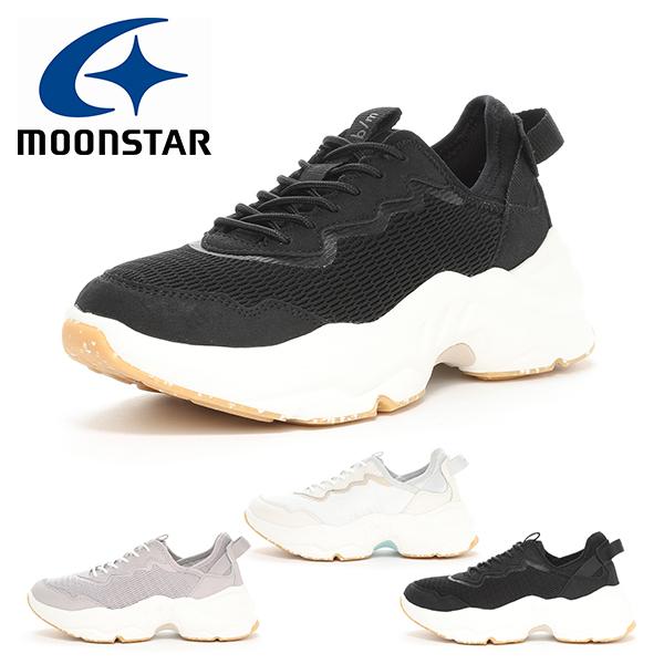 ムーンスター スニーカー レディース MoonStar b/m B/M02サイナス Sinus ビー...