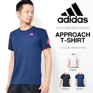 半袖 アディダス adidas アプローチ Tシャツ メンズ ワンポイント トレーニング ランニング ジョギング ウェア 2016春新作 20%off