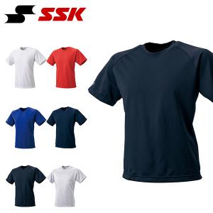 SSK エスエスケイ 半袖 クルーネックTシャツ メンズ 野球 ベースボール スポーツウェア 吸汗速乾 BT2250 得割20の商品画像