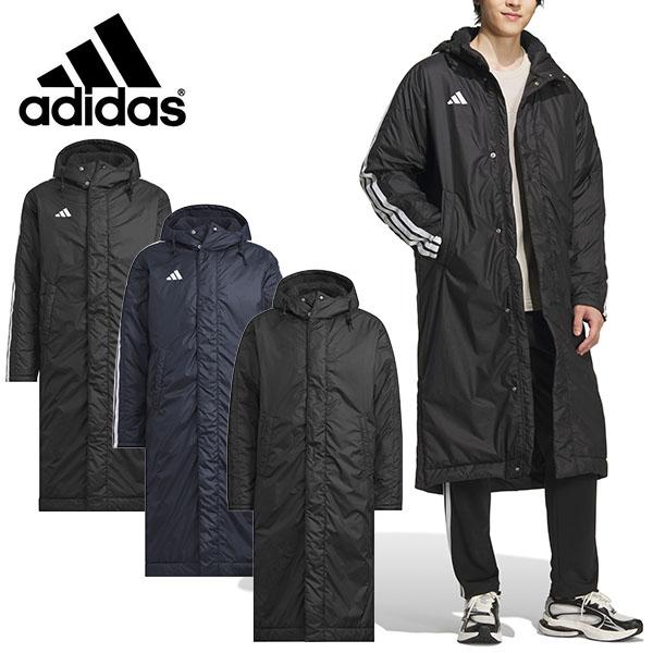 アディダス メンズ レディース ベンチコート adidas M MH 3S ロングボアコート ロング...