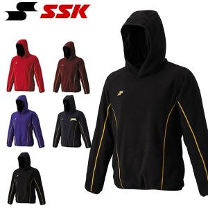 SSK エスエスケイ フリースジャケット 長袖パーカ 裏タフタ メンズ レディース トレーニングウェア 防寒 野球 スポーツ 得割20 BWF1700PL