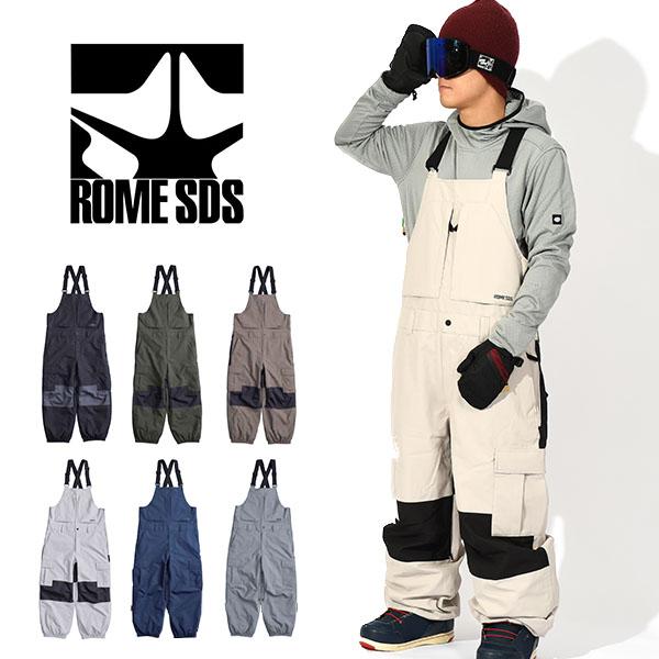 スノーボードウェア ROME SDS ローム メンズ BAGGY CARGO BIB PANTS バ...