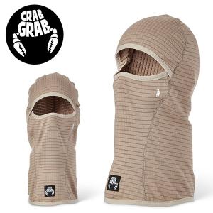 (取寄) クラブグラブ バラクラバ Crab Grab Clawva Balaclava Space Dye Grey クラブグラブ CRABGRAB CLAWVA WAFFLE FLEECE バラクラバ フェイス