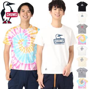 ゆうパケット発送！ 送料無料 Tシャツ メンズ チャムス CHUMS 半袖 シャツ ビッグ ロゴ クルーネック アウトドア キャンプ CH01-2278 CH01-2279 2024春夏 得割13｜elephant