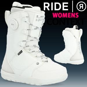 34%off RIDE ライド スノーボード ブーツ レディース CONTEXT コンテクスト ホワイト BOOTS スノーブーツ スノボ 国内正規品 2023-2024冬新作｜elephant