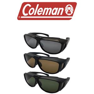 メガネの上から掛けられるオーバーサングラス 跳ね上げ式 Coleman コールマン 偏光レンズ UVカット アウトドア スポーツ COV03 得割20｜elephant