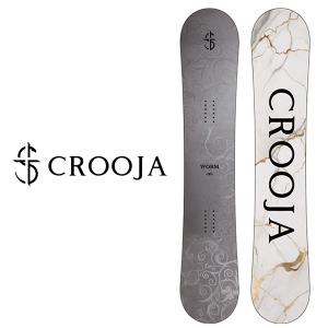 10月発送予定！ スノーボード 板 CROOJA クロージャ WORM ワーム レディース メンズ スノーボード ダブルキャンバー 2024-2025冬新作｜elephant