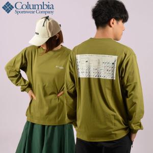 コロンビア ルアープリント 長袖Tシャツ Columbia メンズ レディース ディスペアーベイ Tシャツ バックプリント ロンT アウトドア 釣り PM0813 2022秋冬新作