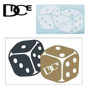 ゆうパケット対応可能！ ステッカー DICE ダイス STICKER サイコロ ロゴ スノボ スノーボード ダイカット カッティングシート｜エレファントSPORTS