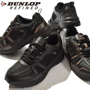 防水 スニーカー ダンロップリファインド DM286 メンズ 軽量 反射材 幅広 4E ランニング ジョギング ウォーキング シューズ 靴 M286WP