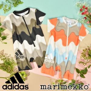 ゆうパケット発送！ 30%off 送料無料 アディダス マリメッコ コラボ ロンパース 前開き adidas 子供 赤ちゃん 子供服 半袖 カバーオール Lokki ロッキ ECH24｜elephant