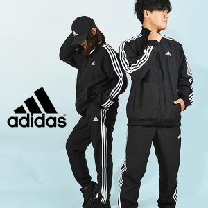 アディダス メンズ レディース ジャージ 上下セット adidas M 3S ウーブントラックスーツ セットアップ 上下組 トレーニング ウェア ECT01の商品画像