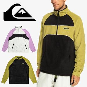 長袖プルオーバーフリース QUIKSILVER クイックシルバー メンズ POWDER CHASER HZ フリース スウェット スノー 2023-2024冬新作 21%off｜elephant