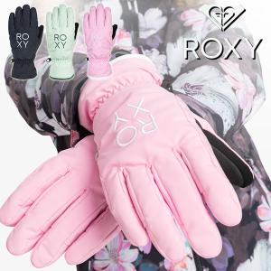 スノーグローブ ロキシー ROXY レディース FRESHFIELD GLOVES 手袋 五本指 撥水 防寒 スノー グローブ 25%off｜elephant