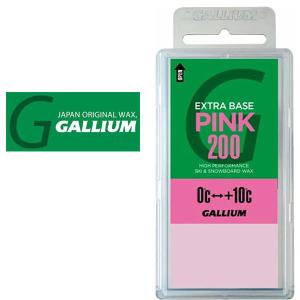 GALLIUM ガリウム ワックス EXTRA BASE PINK 200g SW2080 エクストラ ベース ワックス 0℃〜+10℃ スノーボード 21%off｜elephant