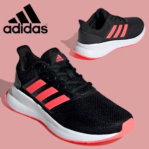 送料無料 アディダス スニーカー ランニングシューズ レディース adidas FALCONRUN K シューズ 靴 ブラック 黒 ピンク EG2545 FV9441