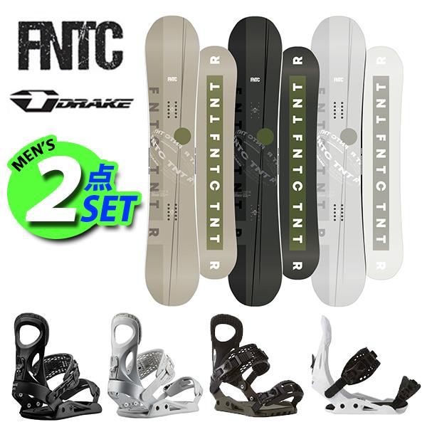 半額 50%off 2点セット FNTC TNT R DRAKE スノーボード メンズ 板 バイン ...