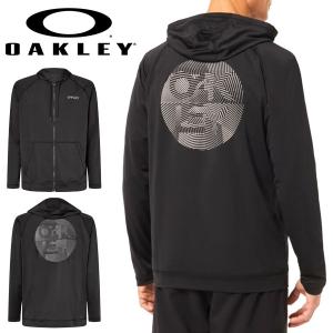 ラッシュガード メンズ オークリー OAKLEY 長袖 フルジップ ラッシュ パーカー 水着 サーフィン プール 海 ビーチ アウトドア FOA406263 2024春夏新作 得割15｜elephant