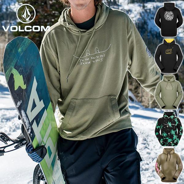 プルオーバー VOLCOM ボルコム メンズ D.I. FLEECE パーカー フーディ 長袖 撥水...