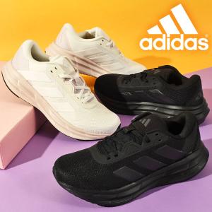 アディダス レディース 厚底 幅広 ランニングシューズ adidas GALAXY 7 WIDE W ワイド ジョギング シューズ 靴 スニーカー 2025秋冬新作 JQ9558 JR9584