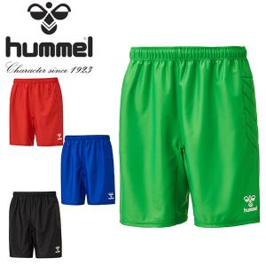 ヒュンメル メンズ ジュニア キーパーパンツ 下 hummel ゴールキーパーパンツ パッド付き ハーフパンツ ショートパンツ ショーツ 短パン GK サッカー HAK2023｜elephant