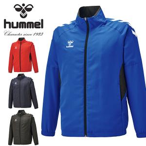 ヒュンメル メンズ レディース ウインドブレーカー hummel 裏メッシュウインドジャケット ナイロン ジャージ トレーニング ウェア 2023秋冬新作 HAW2147｜elephant