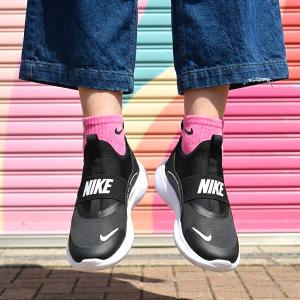 30%OFF ナイキ スリッポン スニーカー レディース キッズ NIKE フレックス ランナー 4 GS シューズ 靴 FLEX RUNNER 4 ブラック ホワイト if2893