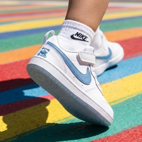 2026夏新作 ナイキ スニーカー キッズ NIKE コート ボロー LOW GB PSV 靴 シュ...