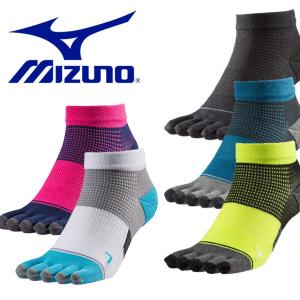 5本指 ランニングソックス ミズノ MIZUNO メンズ レディース レーシングソックス 5本指ソックス 靴下 ショート丈｜elephant